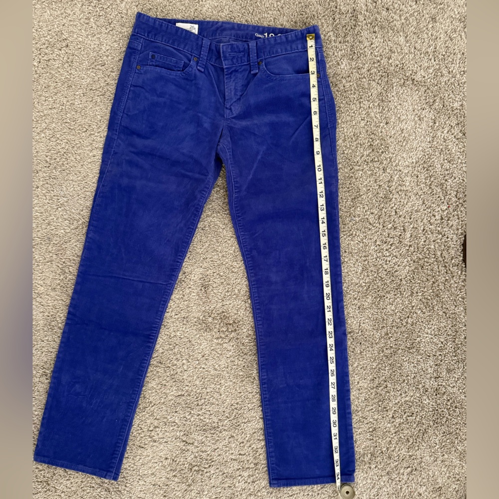 NWOT- Iconic GAP 1969 Collection Royal Blue Corduroy Pants - Picture 4 of 6
